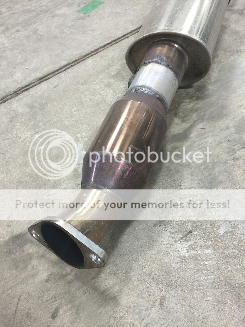 [FS] Custom 2.5" 3" Midpipe with Ark Cat Converter & Vibrant Resonator